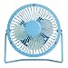 Casotec Mini USB Table Desk Personal Fan Metal Design, Quiet Operation; 3.3 feet USB Cable, High Compatibility - Sky Blue RS.449.00