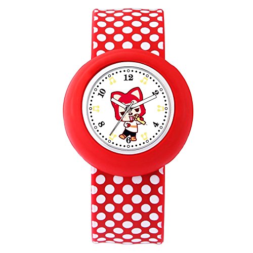 Time100 NEU Cartoon a-li Fuchs Analoges Quarzwerk Kinderuhr Silikon