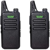 Wln PMR446, a&ccedil;ık alanda 15 KM, gelişmiş şarj edilebilir, lisanssız telsiz, geniş menzilli, masa şarj cihazı, 2'li paket