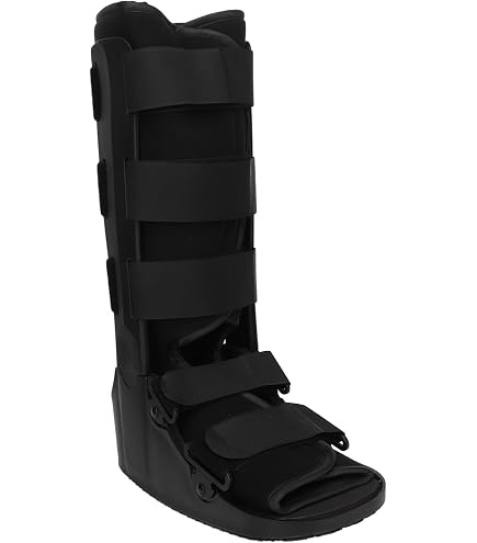 United Ortho Kurzer Air Cam Walker – Fracture Boot Größe L, Für Linken/rechten Fuß, Bis 136 Kg, Mit Rocker-Sohle