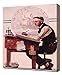 Produktbild Norman Rockwell - Daydreaming Bookeeper - Art Leinwandbild - Kunstdrucke - Gemälde Wandbilder