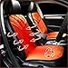 Produktbild KRISMILEN Autos Heizung Pad Car Electric Kissen Far Infrarot Carbon Fiber Winter Kissen 30 Sekunden schnelle Hitze kann Weihnachten Gift waschen