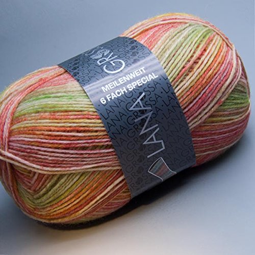 Lana Grossa Meilenweit 6fach 9159 150g Sockenwolle