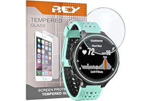 REY [Lot de 3] Verre Trempé pour GARMIN FORERUNNER 220 225 235 620 - GARMIN FORERUNNER 965, Protecteur d'écran qualité supérieure