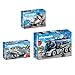 Produktbild PLAYMOBIL® City Action 3er Set 9360 9361 9364 SEK-Truck mit Licht und Sound + SEK-Zivilfahrzeug + Amphibienfahrzeug