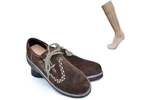 ATTONO Trachtenschuhe Fashion Outdoor Trachten Lederschuhe Herren Schuhe