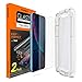 Price comparison product image Spigen, [2Pack, iPhone XR Screen Protector (6.1"), EZ FIT Glas.tR, Installation Kit Included, Case Friendly, Face ID Compatible, iPhone XR Screen Protector (2018) (064GL25166)