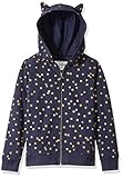 En exclusiva en Amazon LOOK by crewcuts Sudadera Animal con Capucha Niña, Estrella Gris, azul, X-Large (12)