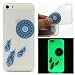 Produktbild Leuchtet im Dunkeln Glow in the Dark Schutzhülle für iPhone SE/5/5S coffeetreehouse Weiches TPU Transparent Rutschfeste Design Bunte Muster niedliche Druck kratzfest Schutzhülle für iPhone SE/5/5S Moon Paar