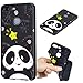 Produktbild Everainy Huawei Mate 10 Lite Hülle Silikon Gummi mit Prägen Muster Ultra Slim Cover Hüllen für Huawei Mate 10 Lite Handyhülle Stoßfest TPU Gel Stoßstange Bumper Schutzhülle (Panda)