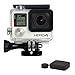 Price comparison product image micros2u [Upgraded Model 2018] Compatible/Replacement Gopro Hero 4 / 3+ Underwater Waterproof Dive Housing Case. Includes Protective Soft Silicon Lens Cap