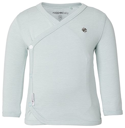 Noppies Kids U tee LS Soly yd Camiseta, Grün (Grey Mint C175), 3 Meses para Hombre