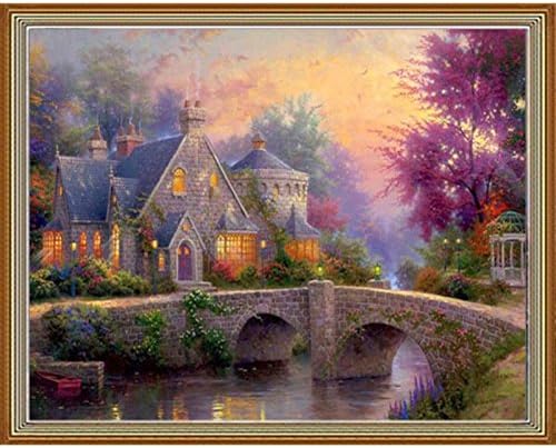Kiao DIY Diamond Painting Rhinestone Pictures Of Crystals Embroidery Kits Arts, Crafts & Sewing Cross Stitch