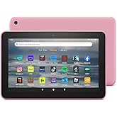 Amazon Fire 7 tablet | 7" display, 16 GB, latest model (2022 release), Rose with Ads
