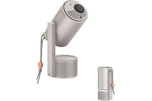 XGIMI MoGo 3 Pro 1080P Mini Projector, Google TV with Licensed Netflix, Build-in Adjustable Stand, Portable Projector Supports Power Banks, 450 ISO Lumens, ISA 2.0, 2x5W Harman Kardon, Wifi, Bluetooth