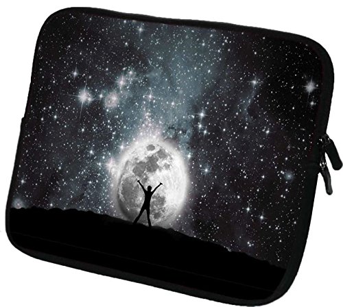 9,7-10,2 Zoll Tablet-PC (z.B. Amazon Fire HD 10, Archos 101 Neon / Oxygen / Cooper / Helium / Titanium, HP Slate 10 HD, Huawei MediaPad M2, Samsung Galaxy Tab S2 9.7 / Note 10.1) Schutzhülle - sehr hochwertige & edel verarbeitete Tablettasche Tablethülle aus wasserfesten Neopren mit eingenähter Doppelnaht, premium Reißverschluss und aufwendigen Designeraufdruck! Die Hülle eignet sich für Tablet-Computer diverser Hersteller bis 25,5x21cm ( zirka 9,7“ bis 10,2“) 063