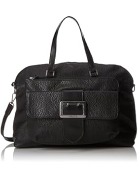 Tamaris Damen Lee Business Bag Tasche, Schwarz (Black Comb), 12x31x42 cm