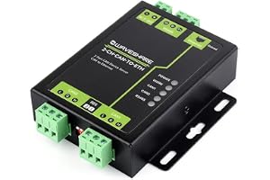 Industrial-Grade Dual CAN to Ethernet Server Two-Channel CAN + RS485 + Ethernet Port