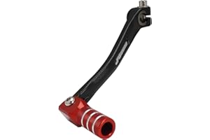 JFG RACING Motorrad Schalthebel,Klappschalthebel aus CNC Aluminium für 50cc-125cc Dirt Pit Bike XR50 CRF50 XR70 CRF70 XR110 CRF110-Rot