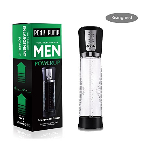Preisvergleich Produktbild RISINGMED® USB Wiederaufladbare Automatische Elektrische Penispumpe Vacuum Therapie mit Erektionspumpe, Vakuumpumpe Electric Penis Enlargers Vakuumpumpe Sex Spielzeug für Männer