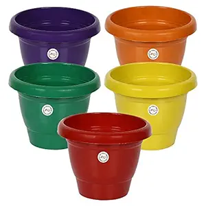 Kraft Seeds Gardening 8 inch Plastic Pots for your Garden and Home