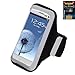 Produktbild Premium Sport Armband Schutzhülle für Samsung Galaxy Victory 4G LTE, Schwarz + Cell Phone Antenna Booster
