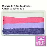 Diamond FX 30g Split Cake / One Stroke Face Paint ~ Cotton Candy (RS30-9)