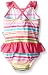 i play. Swim Nappy Swimsuit Ruffle (18-24 Months, Pink Multi-Stripe)