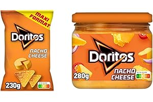 Doritos Nacho Cheese, 230g+Doritos Nacho Cheese, 280g