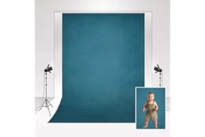 Kate Fotografie Hintergrund blau Fotostudio Hintergrund Mikrofaser Porträt Hintergrund für Baby Fotoshooting 1,5x2,2m personalisierte Hochzeit Fotoautomat
