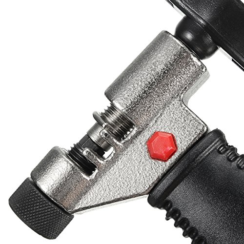 Kettennietdrücker, GOCHANGE Kettenwerkzeug Kettennietentferner,Kettennieter für Fahrrad Ketten Entferner Werkzeug, schwarz - 7