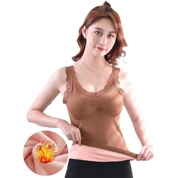 CLANE クラネ LAYERED CAMISOLE SWIMWEAR Buy Alexvyan Girls Women Female M-Size Brown Padded Slips Slim Fit