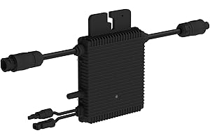 Technaxx PV Micro Inverter 300W - Ideal for balcony power plants and mini solar systems, Waterproof IP67, VDE-certified - Solar Grid Tie Inverter TX-203