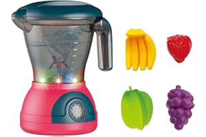 Diakakis Luna Standmixer Kinder Küchengerät Mixer m. Zubehör Funktion Licht u. Sound +3J