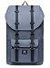 Produktbild Laptop Rucksack Damen Herren Schulrucksack WIN·DF Lässiger Daypack Stylish Rucksäcke Für Wanderreise Camping Fit für 15 "Laptop (Nylon Sommer-Stil Grau03)