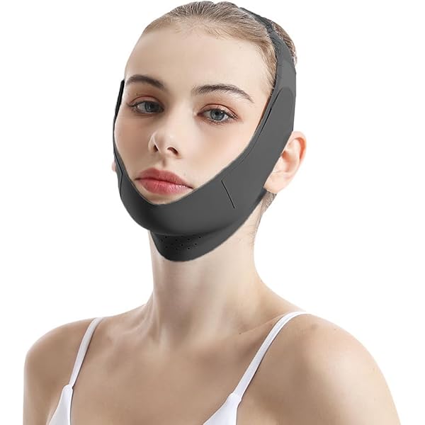 V-Line Gesichtsmaske Zur Straffung – Wiederverwendbar, Gegen Doppelkinn, Für Frauen & Männer