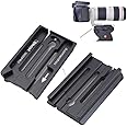 iShoot Quick Release Plate Adapter Clamp Converter for Converting 39mm Arca-Swiss Fit QR-Plate Used to 50mm Manfrotto/Sachtler Fit Tripod Fluid Head Gear Head Hydraulic Head 3D Head Clamp