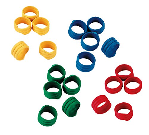 Kerbl Spiralring 20mm, Kunststoff, farblich gemischt, 100St./Pack