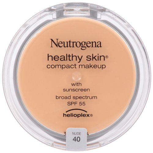 Neutrogena Healthy Skin Compact Makeup SPF 55 with Helioplex, Nude 40, 0.35 Ounce