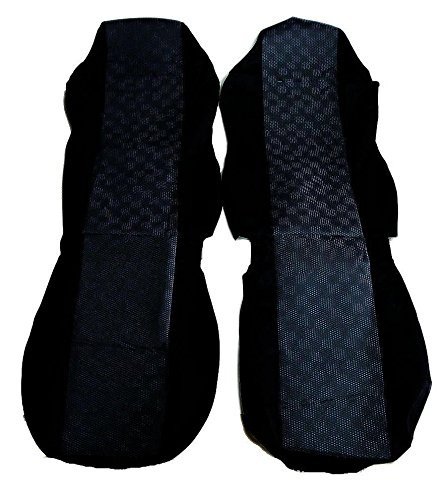 2 x LKW SITZBEZÜGE SCHWARZ LUXUS SCHONBEZÜGE FÜR MAN TGX TGS TGM TGL