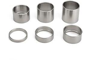 TITO'S TITO Titanium Bicycle Headset Spacer 5-10-15-20-25-30mmripple on the surface of the headset spacer