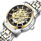 luxus uhren herren test ★Edelstahlband★: Strapazierfähiges und komfortables gold Edelstahlband für den täglichen Gebrauch. Bandlänge: Herrenstandard, Bandbreite: 20mm