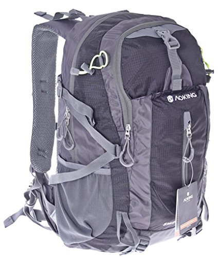 Preisvergleich Produktbild Multifunktionsrucksack, Trekking Rucksack, Schulrucksack, Sporttasche, Freizeitrucksack, City Rucksack (Grau)