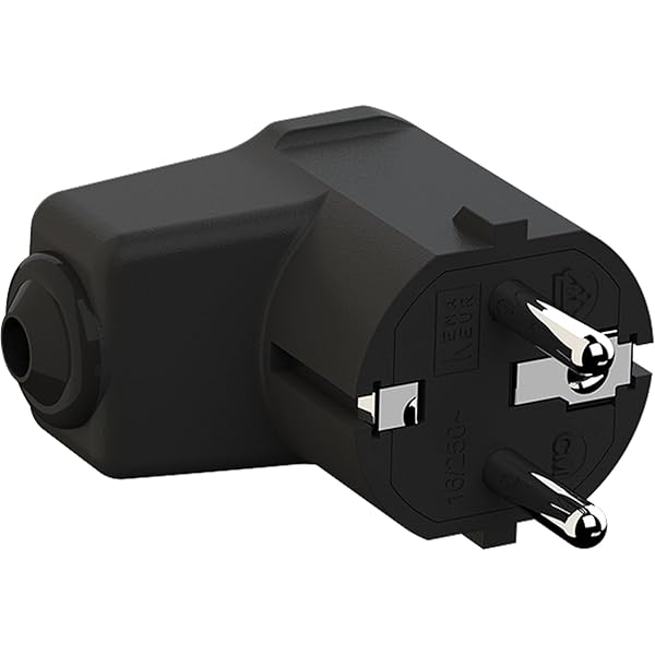 Bachmann 960.102 Protective Contact Angle Plug Polypropylene 250 V 