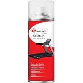 PowerMax Fitness Silicone Oil Lubricant Spray for Treadmill (500ml), Use For Equipment Applications Extra Long Control Flow Applicator Easy To Use On All Treadmills