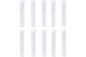 NUOBESTY Tubo fiala criogenica Cryovial 20 pz 10 ml con scala in capsula in plastica piccolo esperimento Cryovial per laboratorio