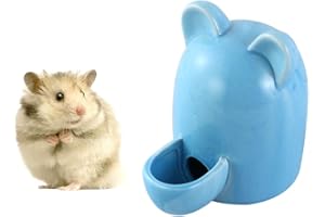 Balacoo Hamster Wasserflasche Meerschweinchen Trinknapf Feeder Flasche Keramik Stille Automatische Tränke für Kleine Haustiere Vogeligel Chinchilla Frettchen - 100Ml