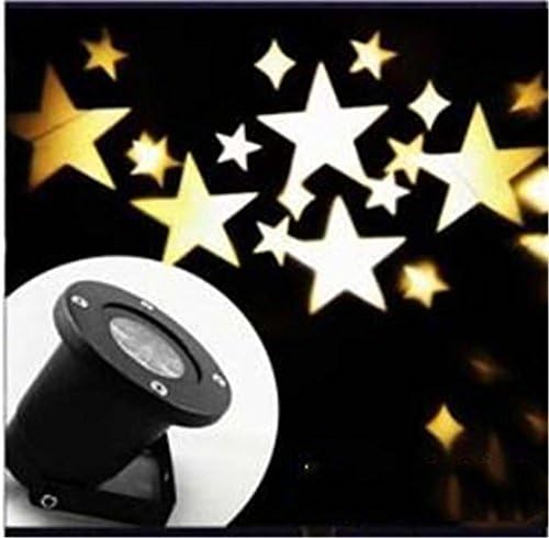 Meteor Garden Christmas white color snowflake projector lamp led waterproof stage lamp outdoor lawn lamp , C