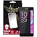 Produktbild Anco Hybrid Panzerglas / Displayschutzfolie für Sony Xperia E5 - hochtransparent, kratzfest (8H), stoßdämpfend - (Inhalt: 1x Glasfolie + 1x Poliertuch + 1x Applikator) - Echtglas kombiniert mit PET-Folie