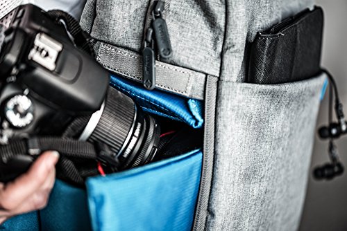 Elecom DGB-S023GY Rucksack Kamera Tasche Tragetasche Fächer grau - 4